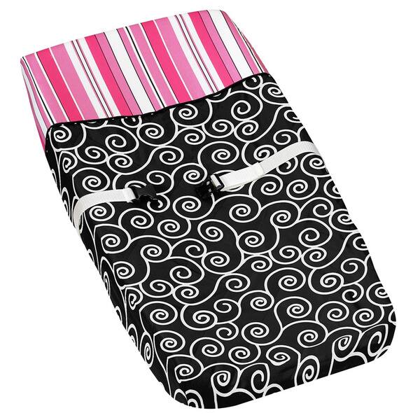 Sweet JoJo Designs Madison Girl's Changing Pad Cover Overstock 7588577