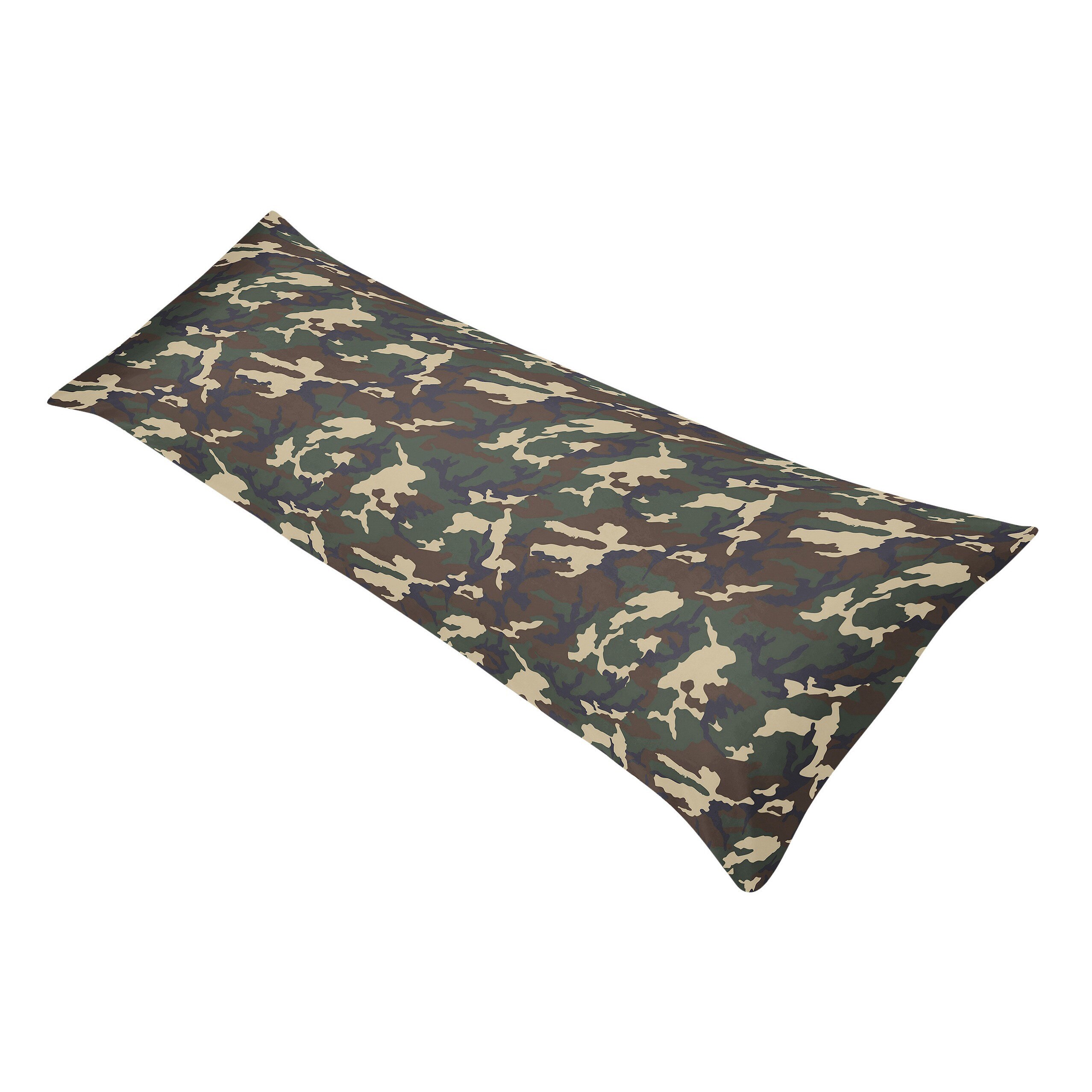 Shop Sweet Jojo Designs Green Camo Full Length Double Zippered