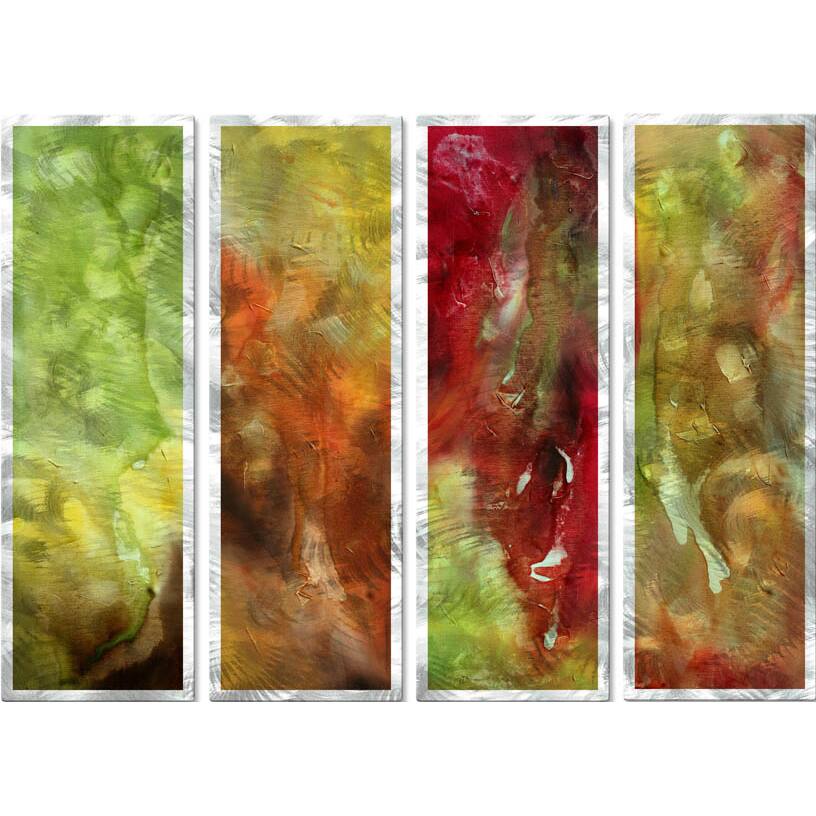 Megan Duncanson 'Through Rose Colored Glass' Metal Wall Sculpture