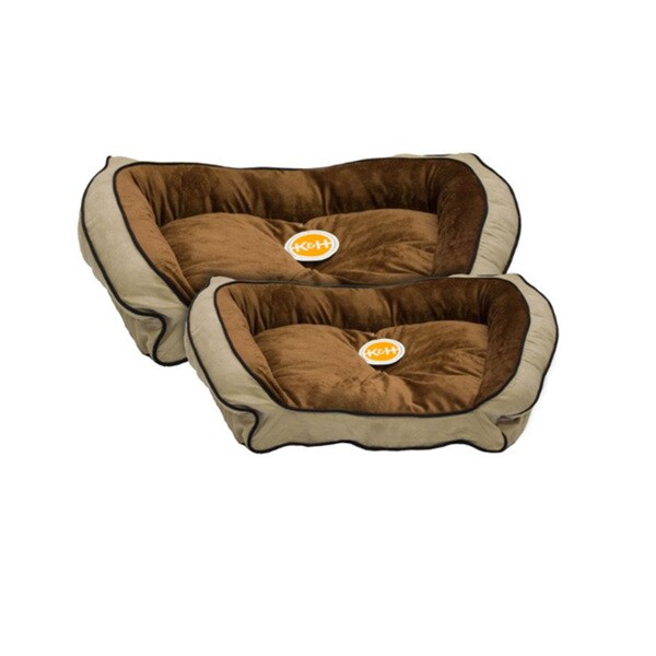 K&H Manufacturing Mocha/ Tan Bolster Couch