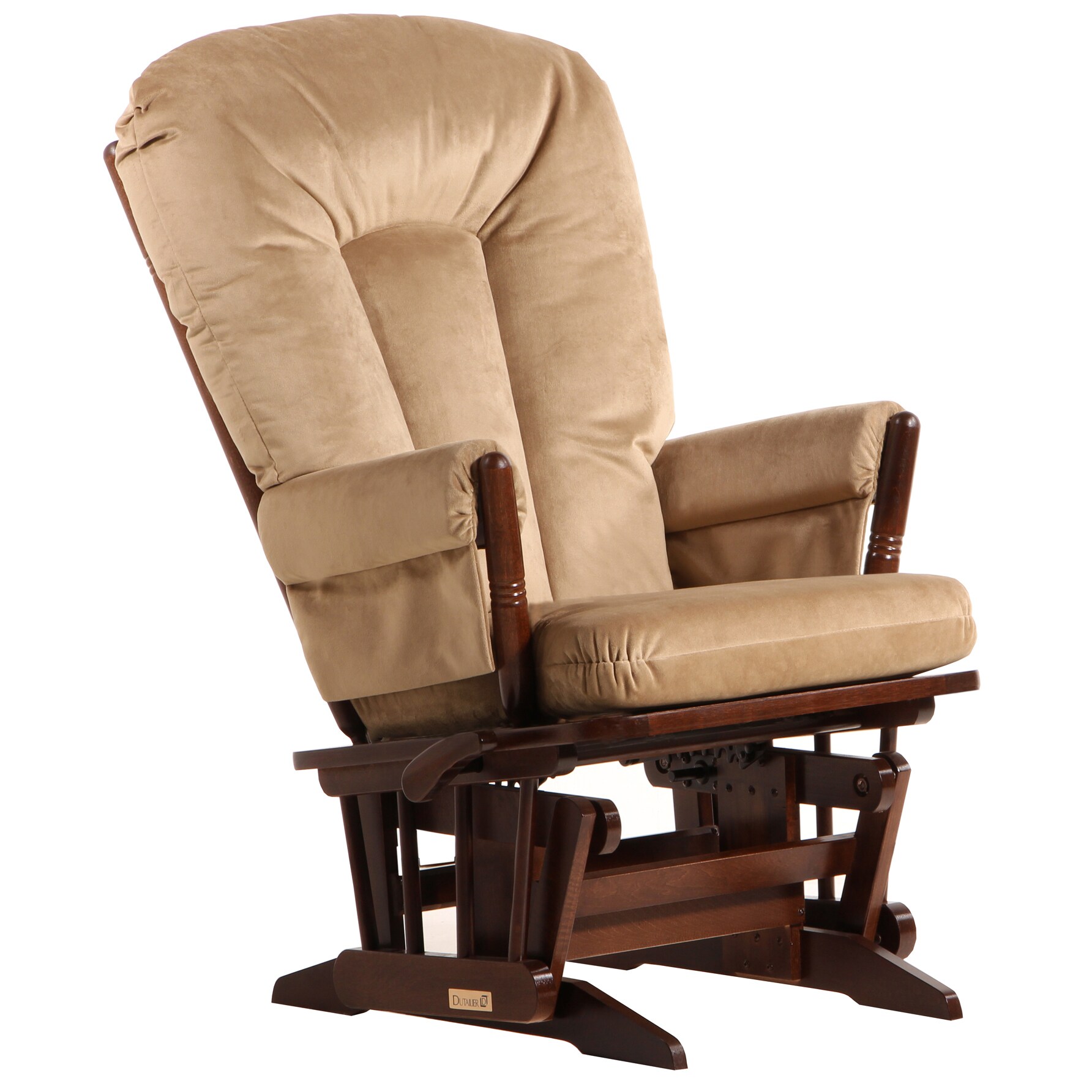Dutailier Ultramotion Multi position Coffee/ Light Brown Reclining 2 post Glider