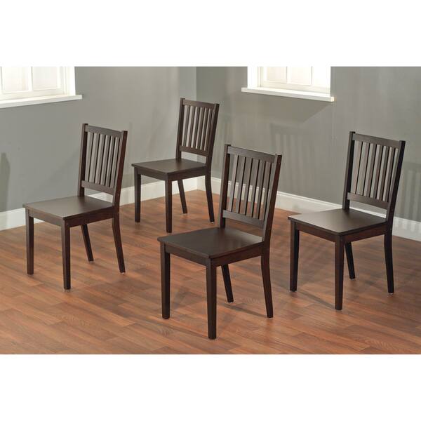 Simple Living Shaker Espresso 6 Piece Dining Table Set Simple Living Shaker Espresso 6 Piece Dining Table Set