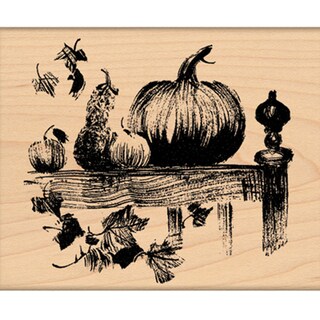 Penny Black Mounted Rubber Stamp 3.25
