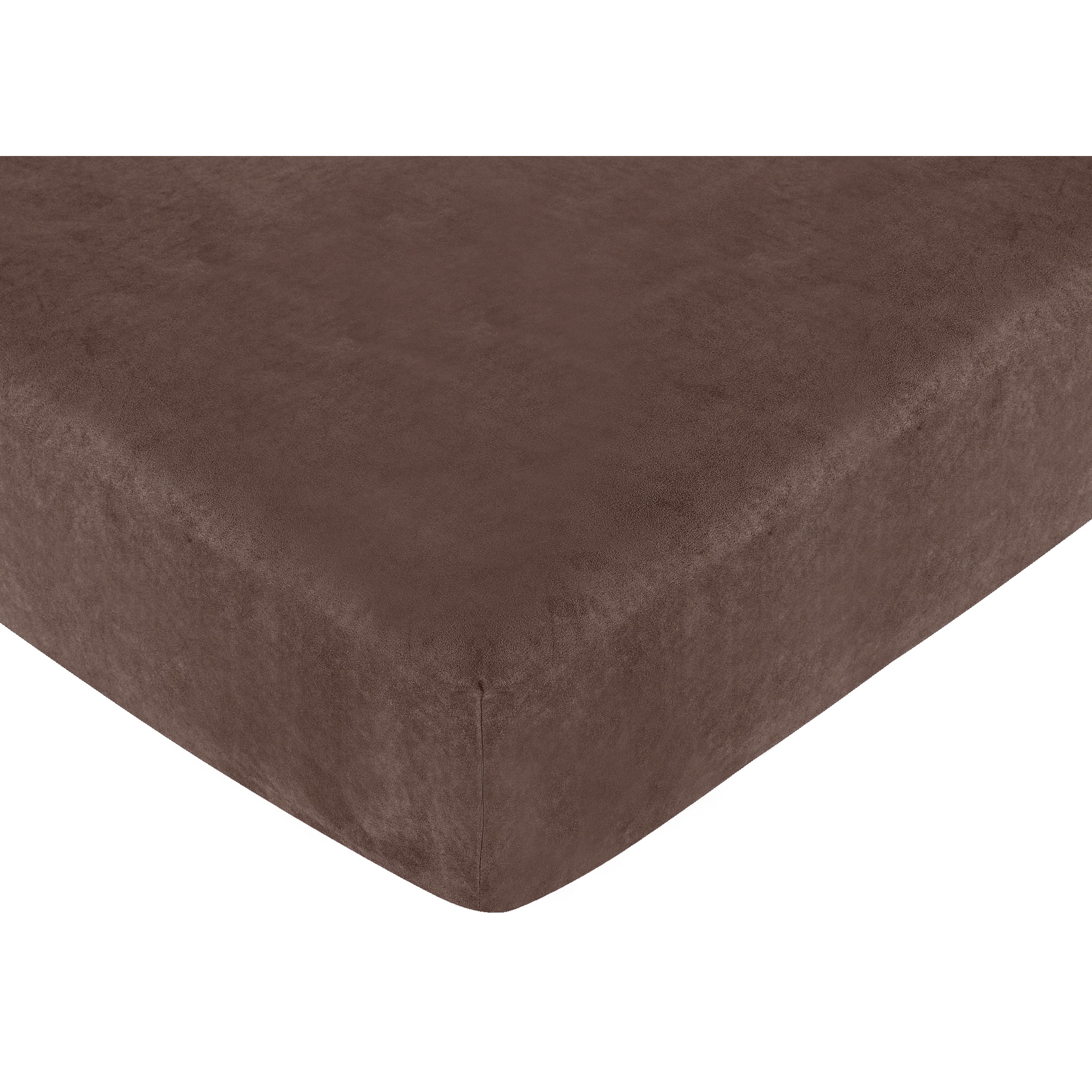 Sweet Jojo Designs Brown Microsuede Crib Sheet