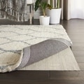 Rug Pads that Match World Rug Gallery Modern Moroccan Design Nylon Nonslip Area Rug