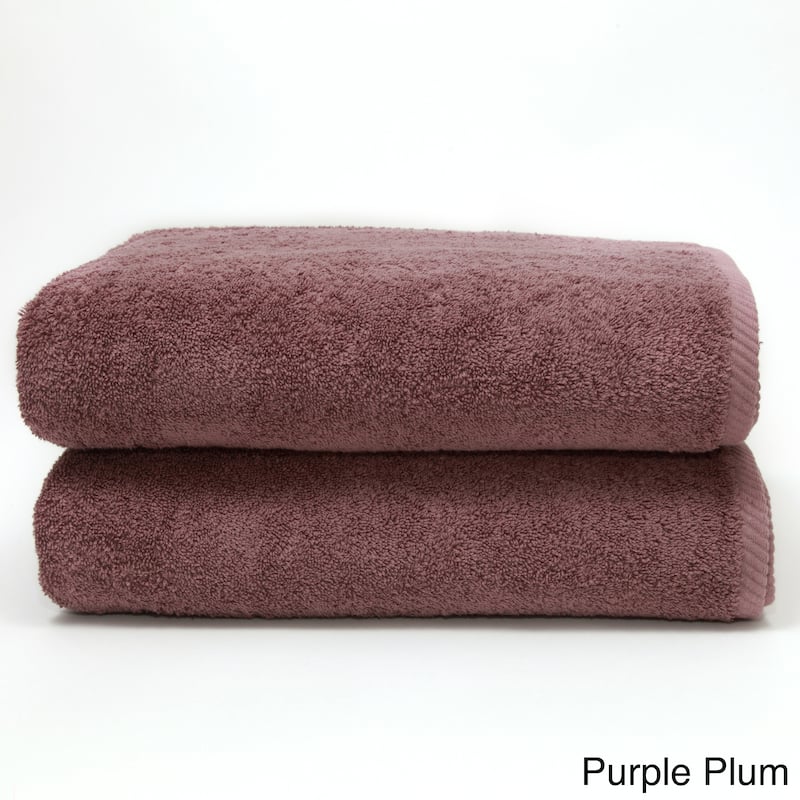 Authentic Hotel and Spa Plush Soft Twist Turkish Cotton Bath Towel (Set of 2)