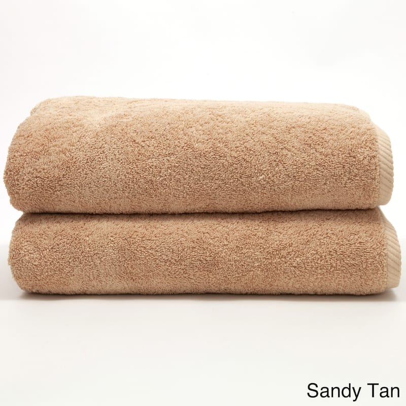 Authentic Hotel and Spa Plush Soft Twist Turkish Cotton Bath Towel (Set of 2)