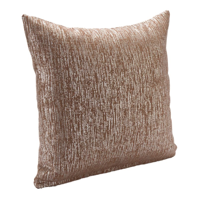 Silver Orchid Clift Shimmering Decorative Pillow