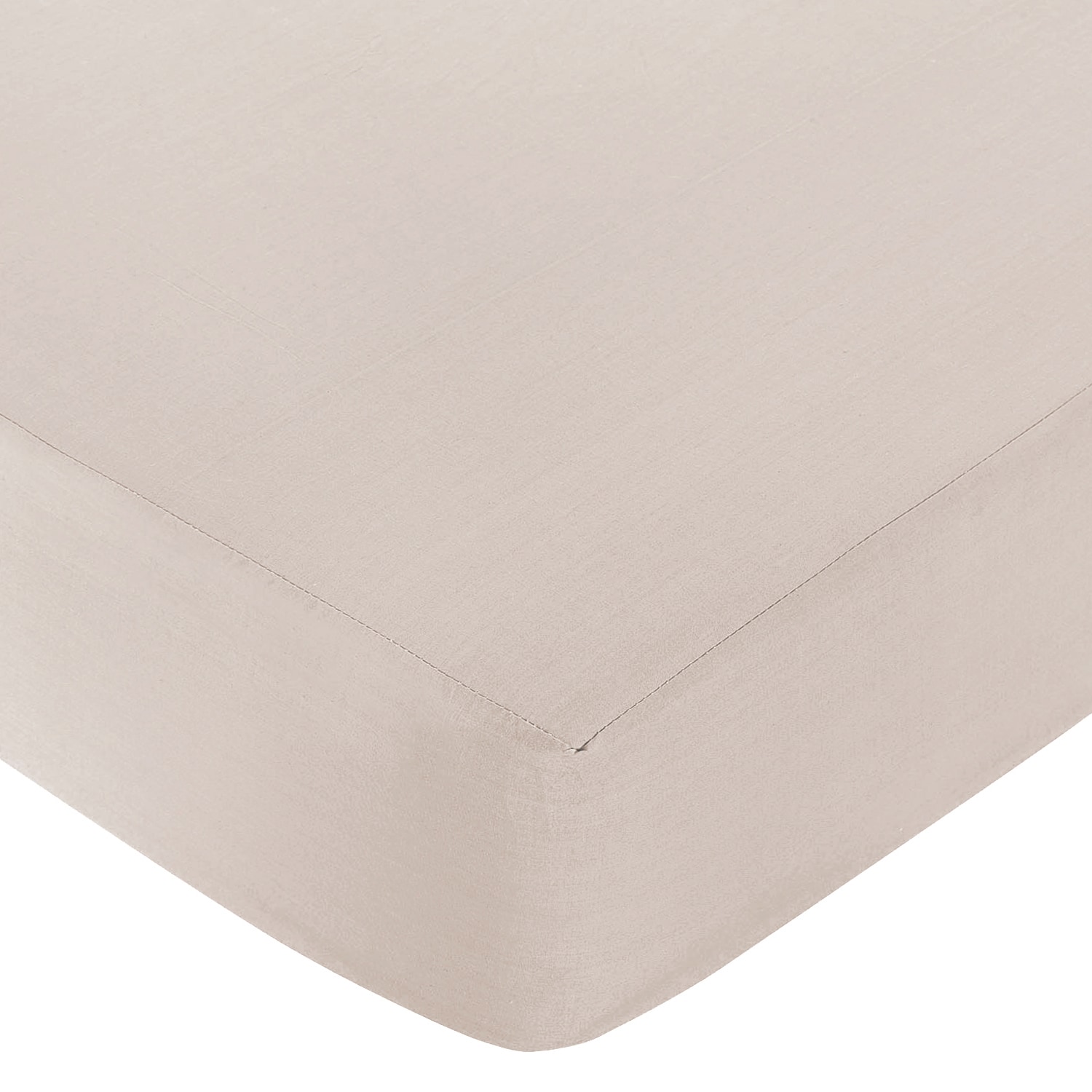 Sweet Jojo Designs Little Lamb Taupe Fitted Crib Sheet