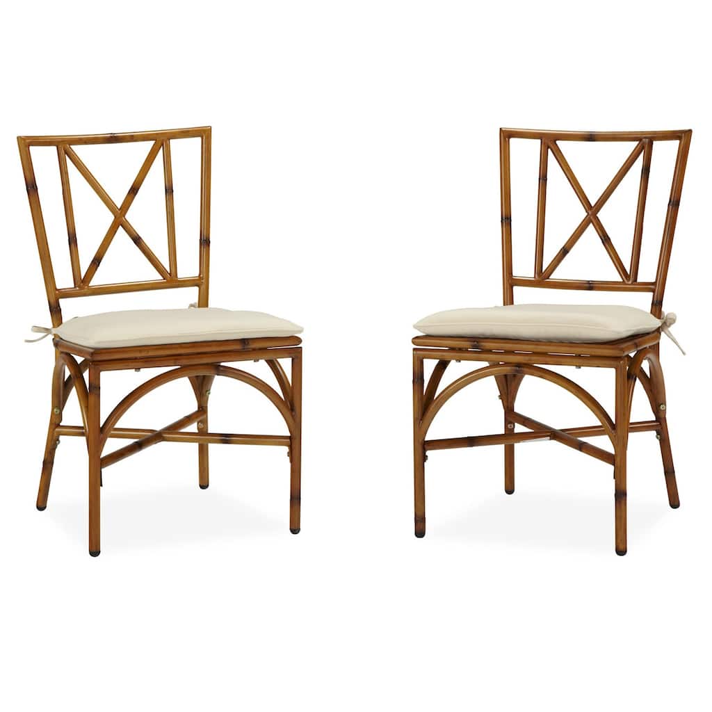 Bimini Jim Dining Chair Pair with Cushion by Home Styles