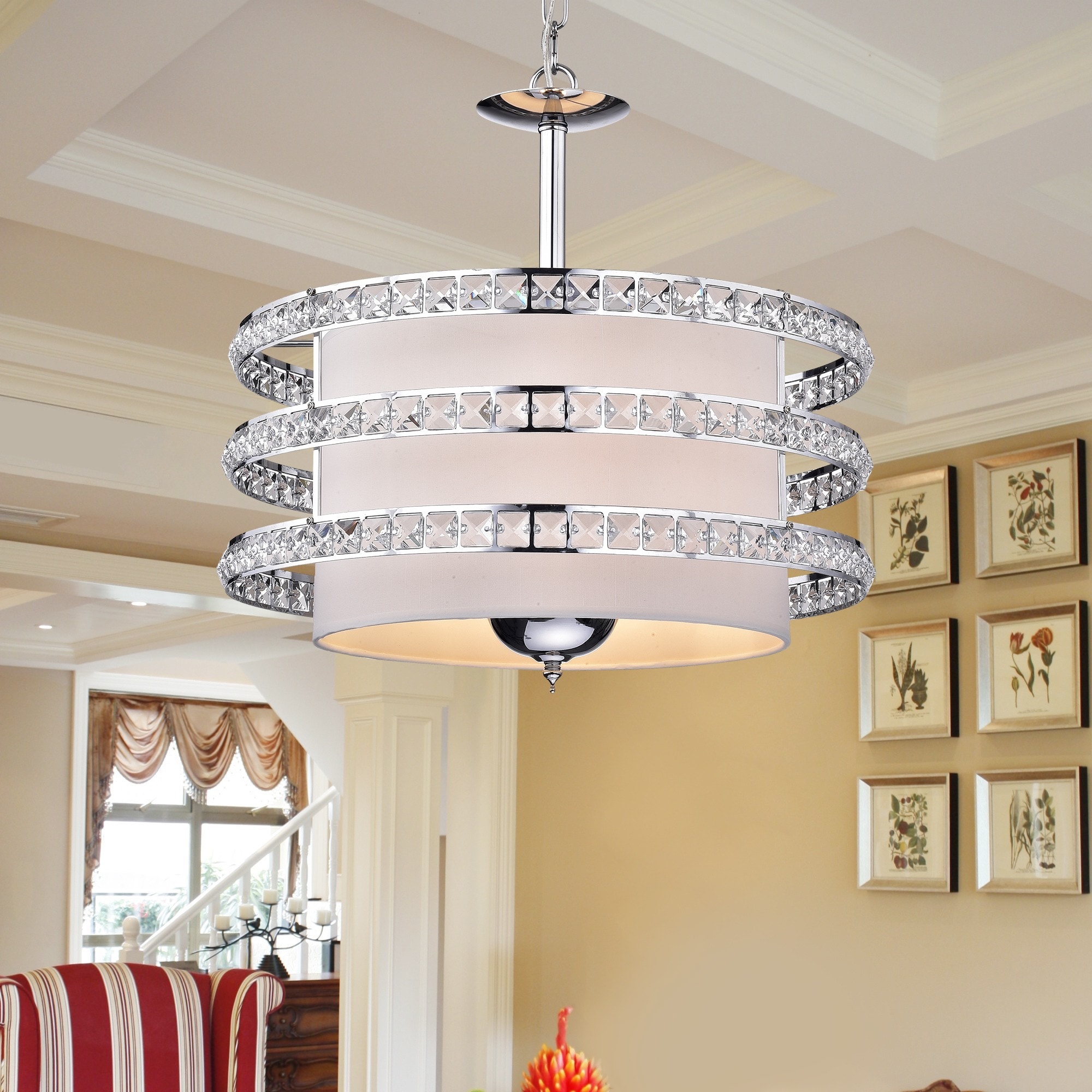 Elizabeth Crystal Chandelier - Chandeliers For Bedrooms by Overstock.com