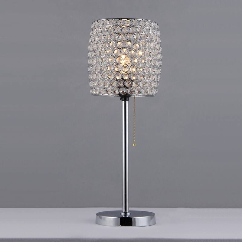 Cleopatra 1-light Crystal Table Lamp