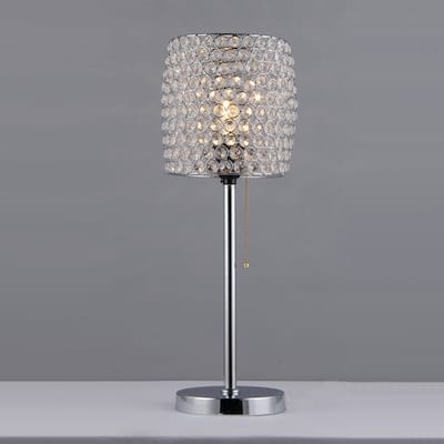 Cleopatra 1-light Crystal Table Lamp