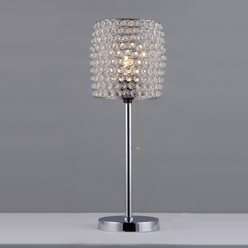 Cleopatra 1-light Crystal Table Lamp