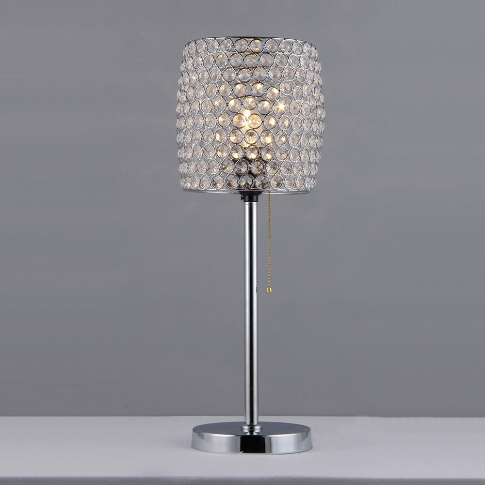Cleopatra 1-light Crystal Table Lamp