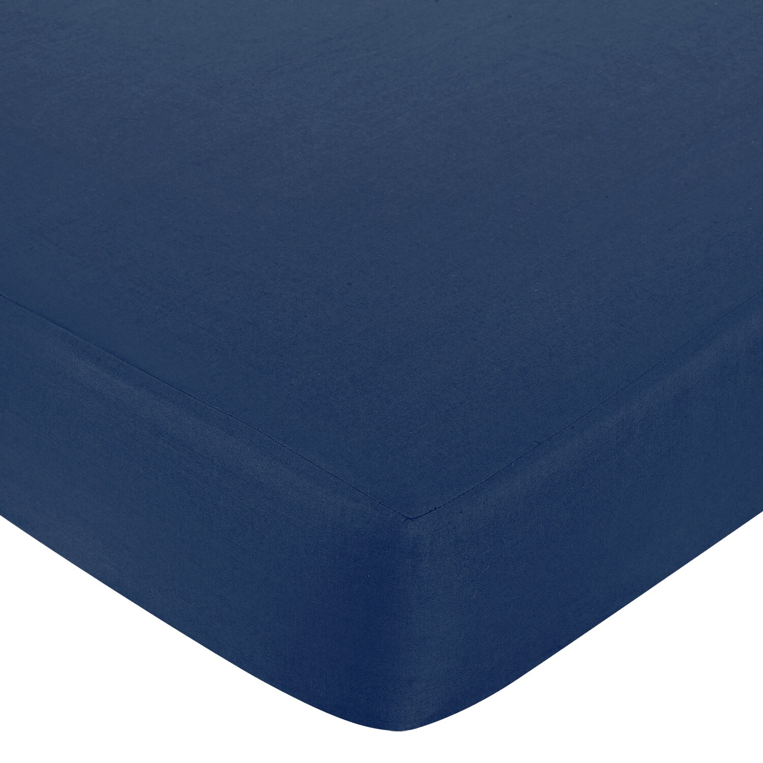 Sweet Jojo Designs Nautical Nights Navy Blue Fitted Crib Sheet