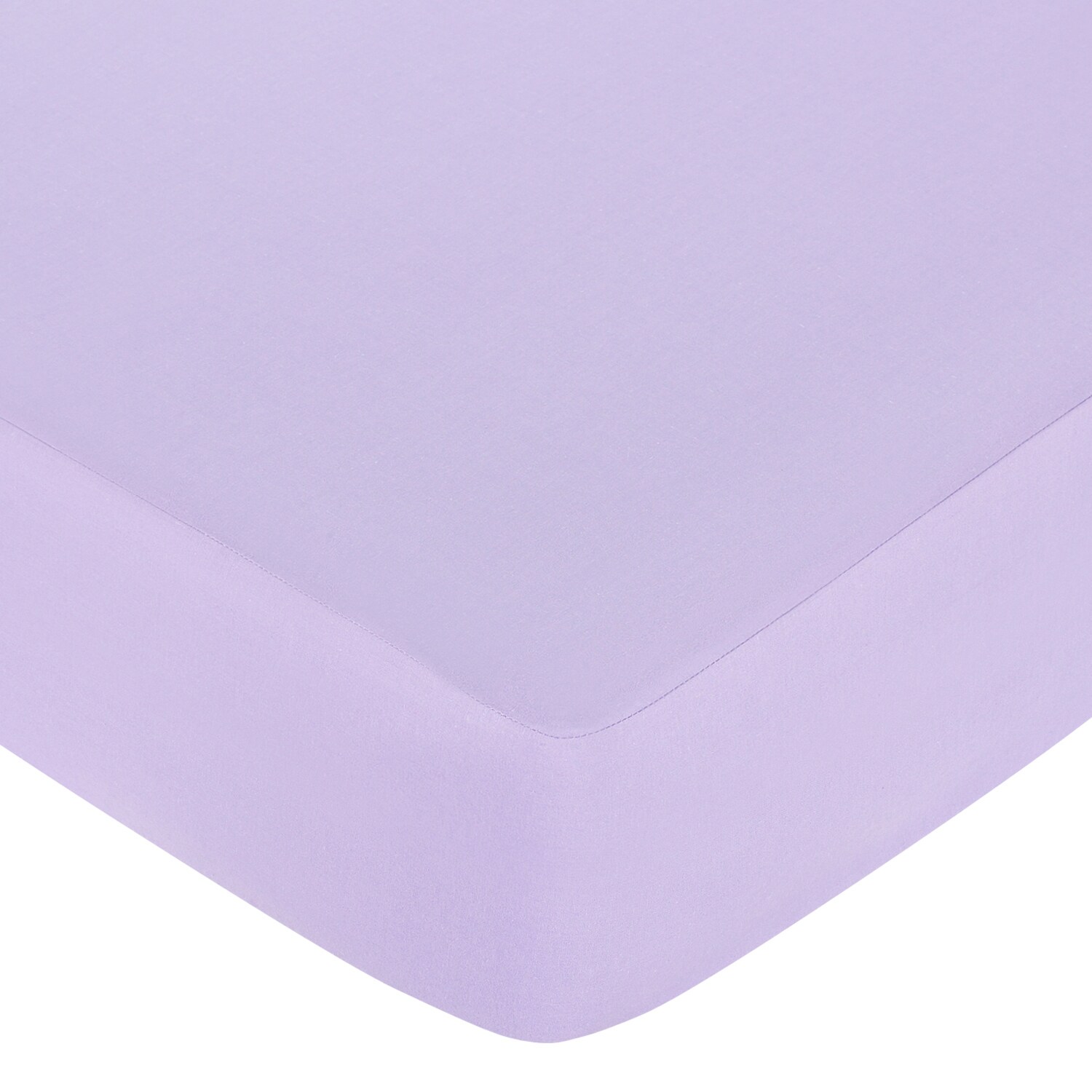 Shop Sweet Jojo Designs Purple Princess Fitted Crib Sheet Free