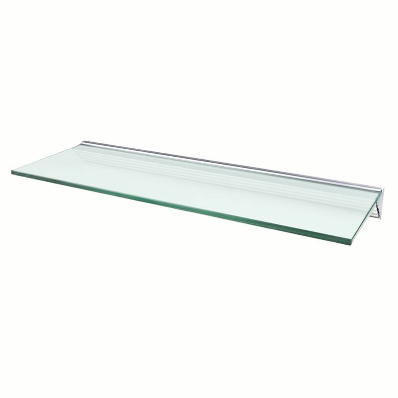 Glacier Opaque Glass Shelf Kit (Pack Of 4) - 12"x36" 