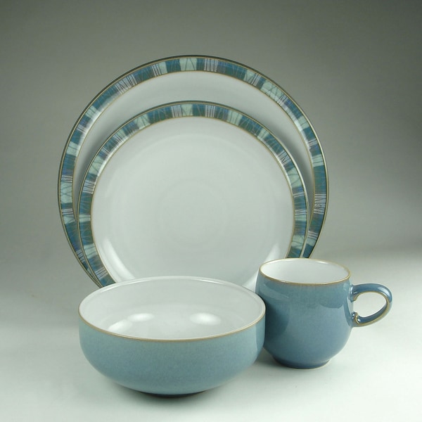 Denby Azure Coast 16 Piece Stoneware Dinnerware Set Free Denby Azure Coast 16 Piece Stoneware Dinnerware Set