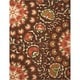 preview thumbnail 8 of 16, Nourison Suzani Abstract Floral Textured Hand-tufted Area Rug 2' 6" x 4' - Brown - Rectangle