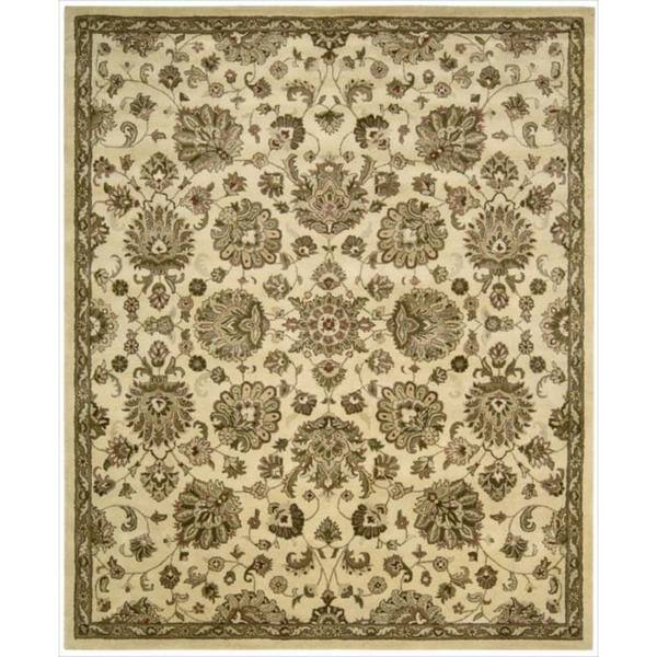 slide 2 of 4, Nourison Jaipur Hand-tufted Area Rug White/Multi - 7' 9" x 9' 9" - Rectangle