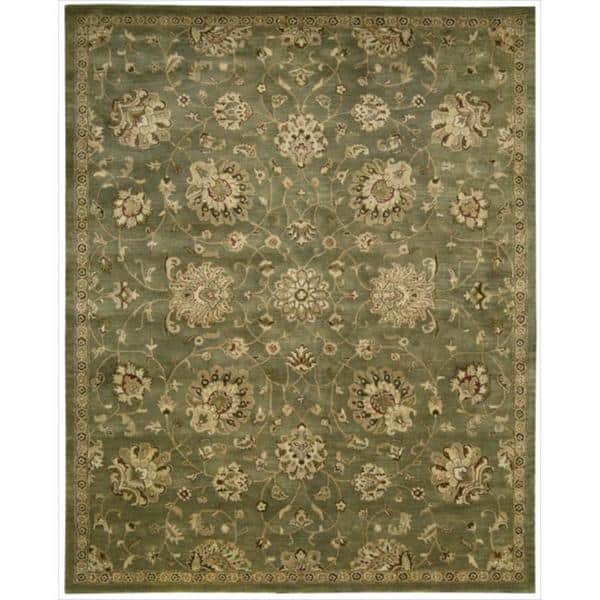 slide 2 of 7, Nourison Jaipur JA46 Hand-tufted Area Rug 7'9" x 9'9" - Green/Multi - Rectangle
