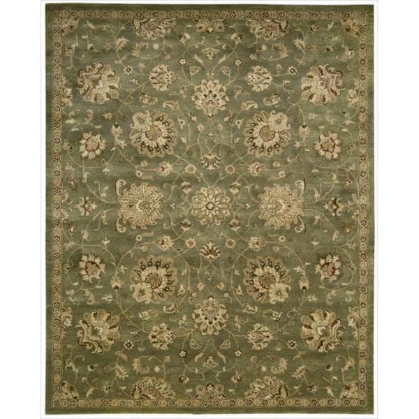 Hand tufted Jaipur Light Green Rug (9'6 x 13'6) Nourison 7x9   10x14 Rugs