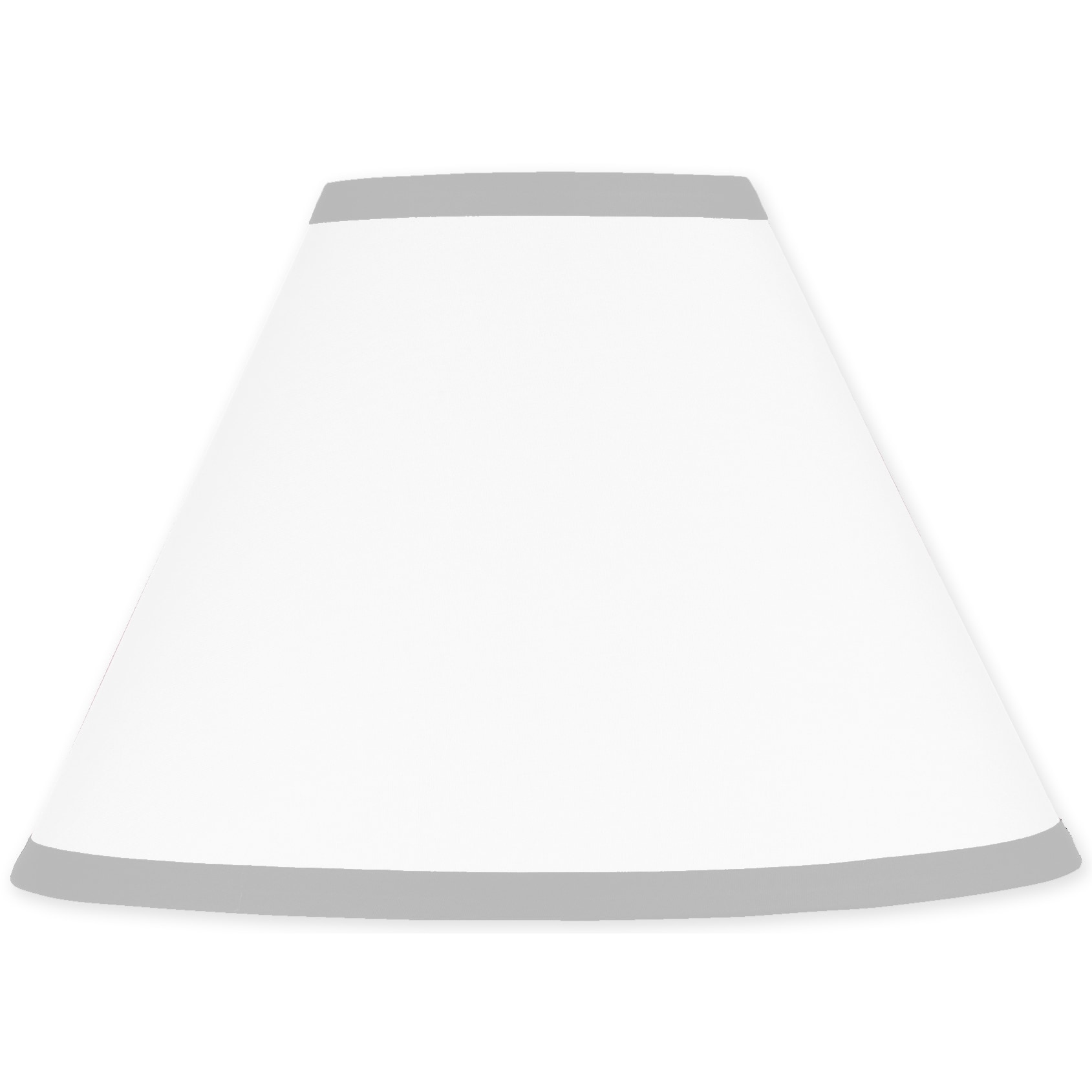 Sweet Jojo Designs White And Grey Modern Hotel Lamp Shade (White/greyMaterials 100 percent cottonDimensions 7 inches high x 10 inches bottom diameter x 4 inches top diameterThe digital images we display have the most accurate color possible. However, du
