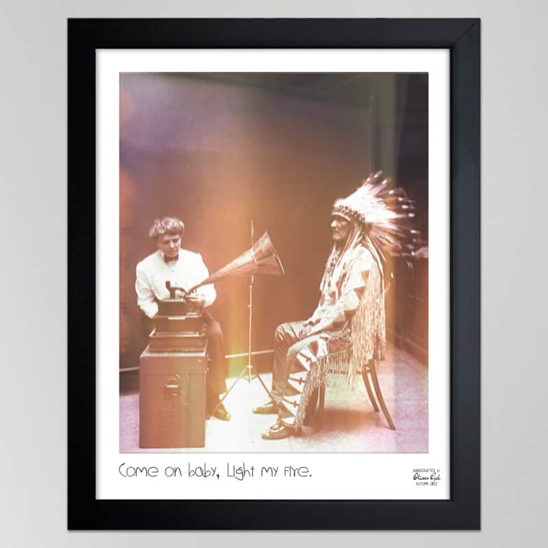 Oliver Gal 'Light My Fire' Canvas Print Art - 24x30