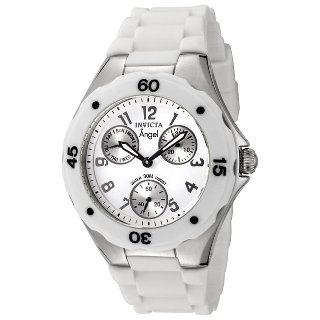 Invicta Women's Angel White Dial White Silicon Watch Invicta Women's Invicta Watches