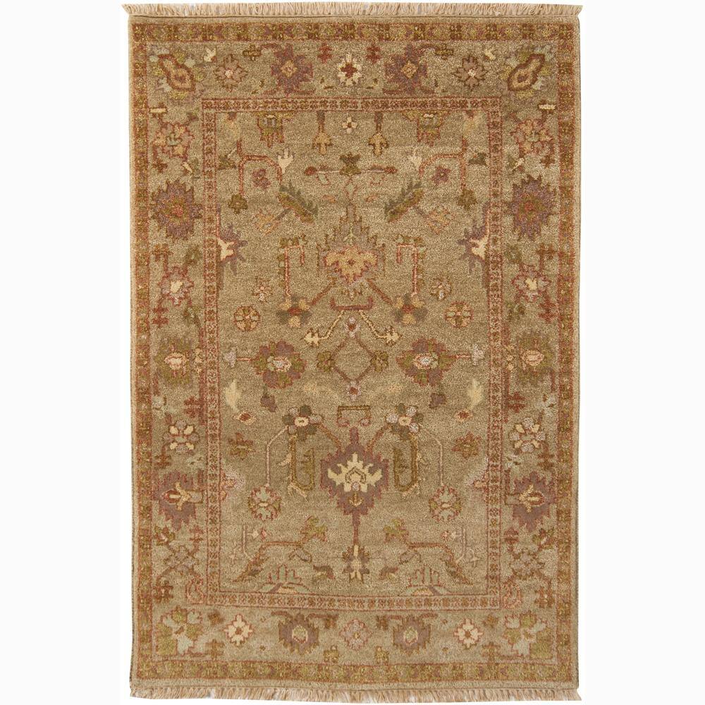 Hand-knotted Mandara Oriental New Zealand Wool Rug (4' x 6')