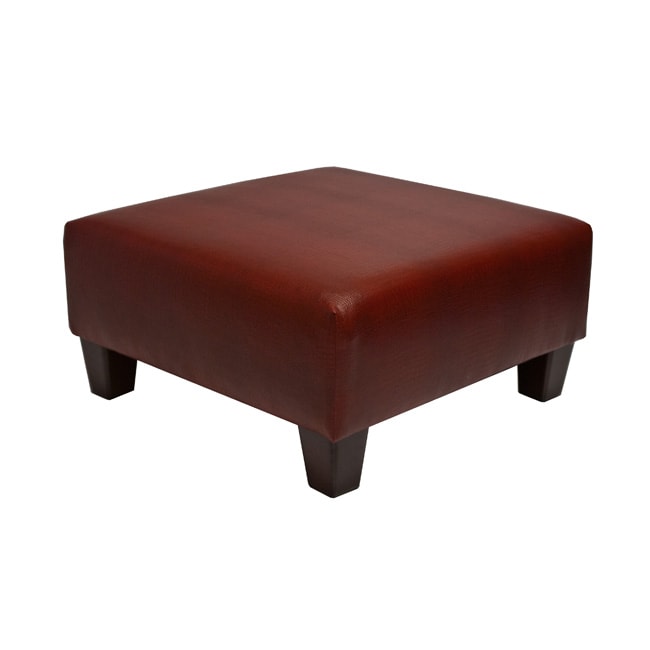 Blake Red Crocodile Cocktail Ottoman Today $140.99 4.0 (4 reviews