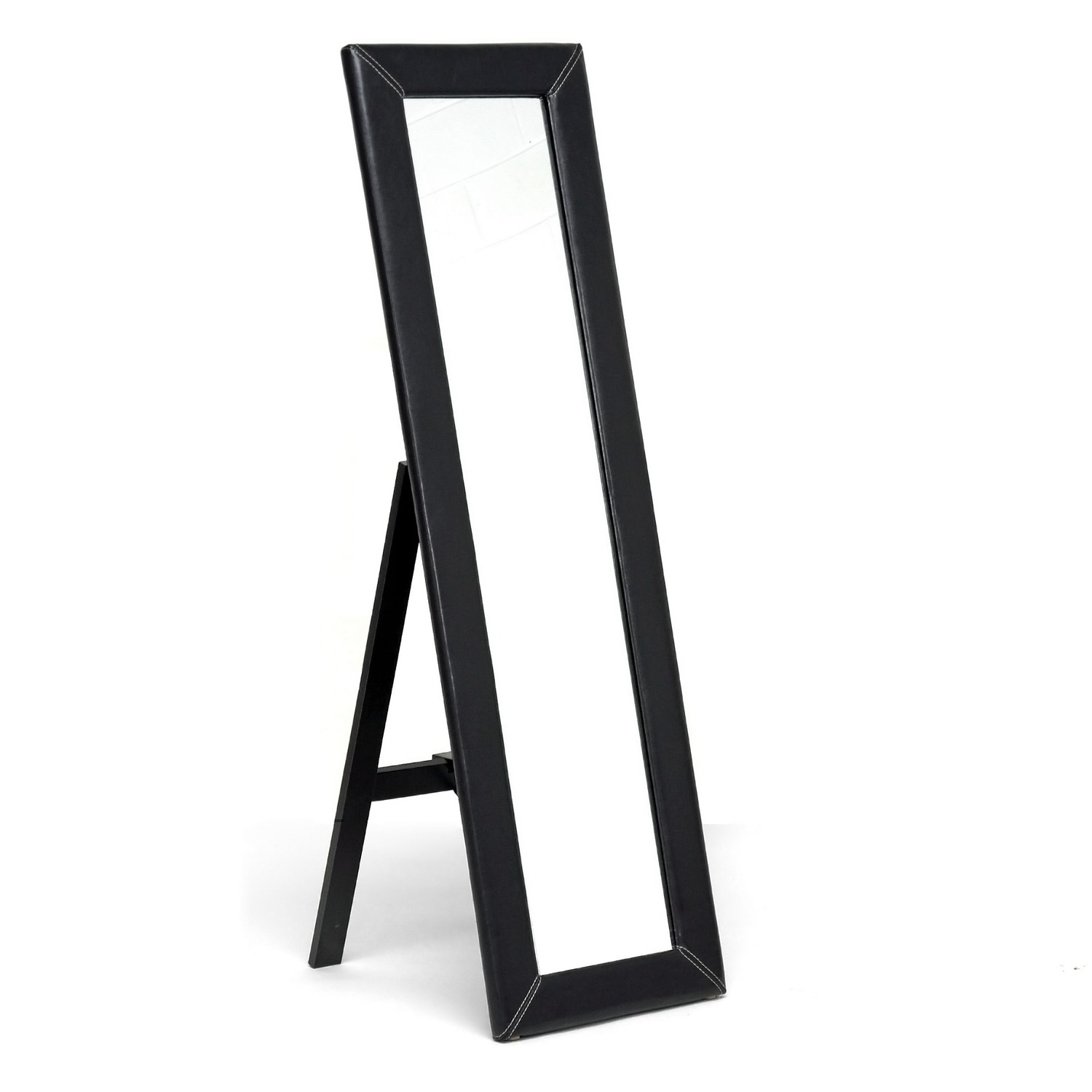 Mclean Dark Brown Modern Mirror