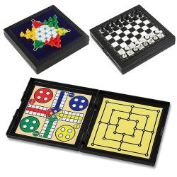 5-in-1 Mini Travel Chess Set - Bed Bath & Beyond - 6082679