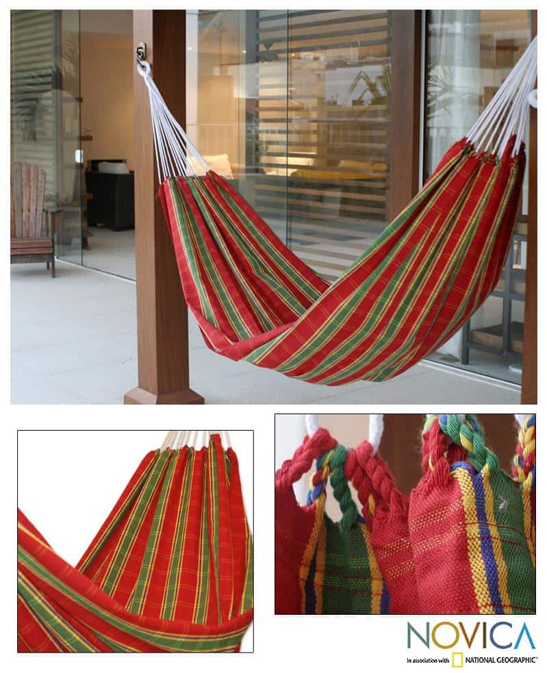 Handmade Cotton 'Amazon Slumber' Hammock (Brazil)