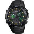 casio edifice black label atomic watch