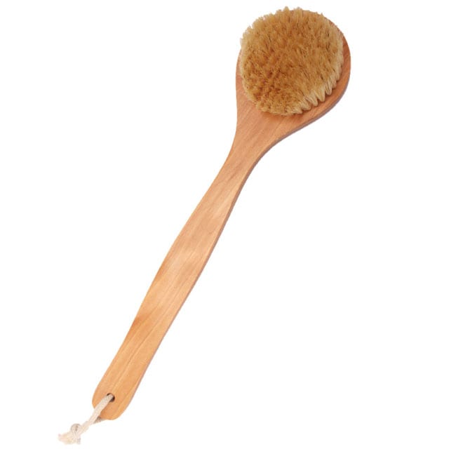 Long Handle Natural Wood Bath and Body Brush