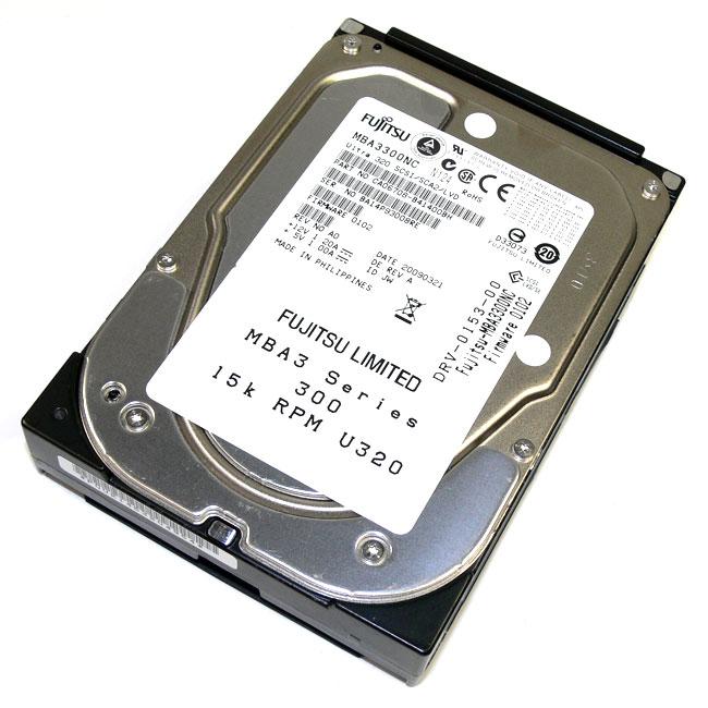 Fujitsu MBA3300NC 300GB SCSI 15000RPM 8MB 80pin 3.5 inch Hard Drive