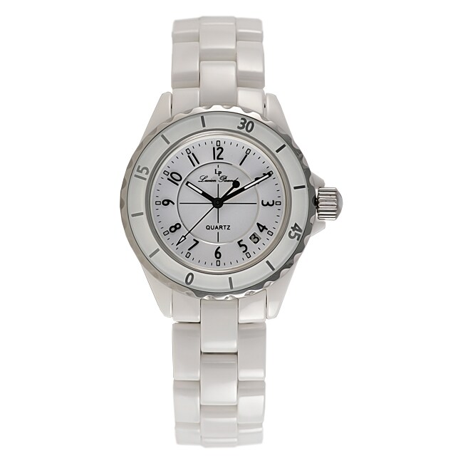 Unisex White Ceramic Collection Stainless Steel Watch