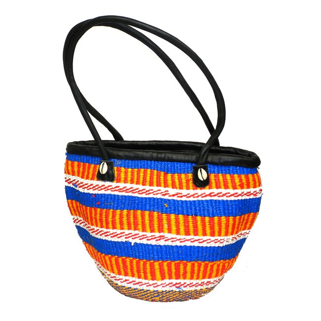 Recycled Plastic Colorful Kiondo Bag (Kenya) - Free Shipping Today - www.neverfullmm.com - 13779658