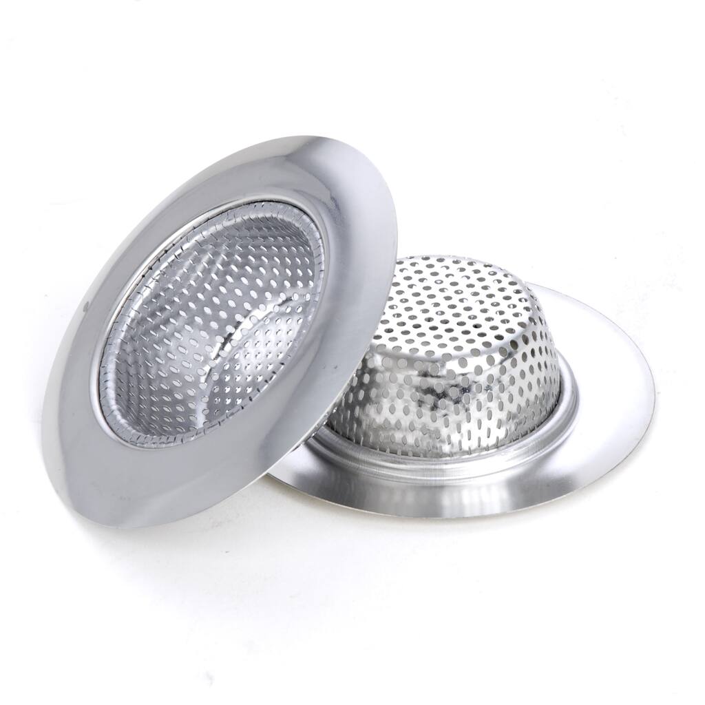 Miu France Stainless Steel Sink Strainer (Set of 2)