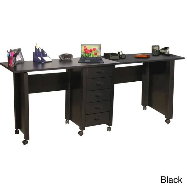 Shop Venture Horizon Double Mobile Desk Craft Center And Sewing