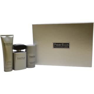 Perry Ellis Platinum Label Men's 3 Piece Gift Set Perry Ellis Gift Sets