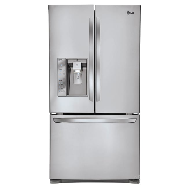 LG LFX25991ST 24.6 Cubic Foot Counter Depth French Door Refrigerator