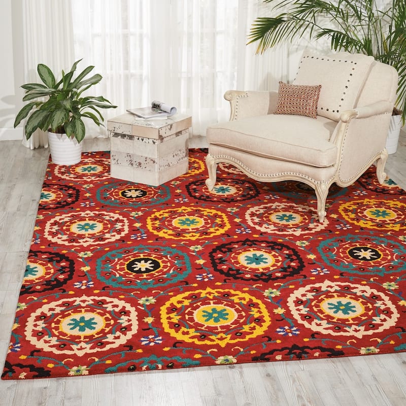 Nourison Suzani Hand-tufted Area Rug