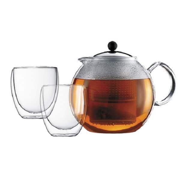 Bodum Pavina Glass Teapot and Glass Set - Bed Bath & Beyond - 7602342