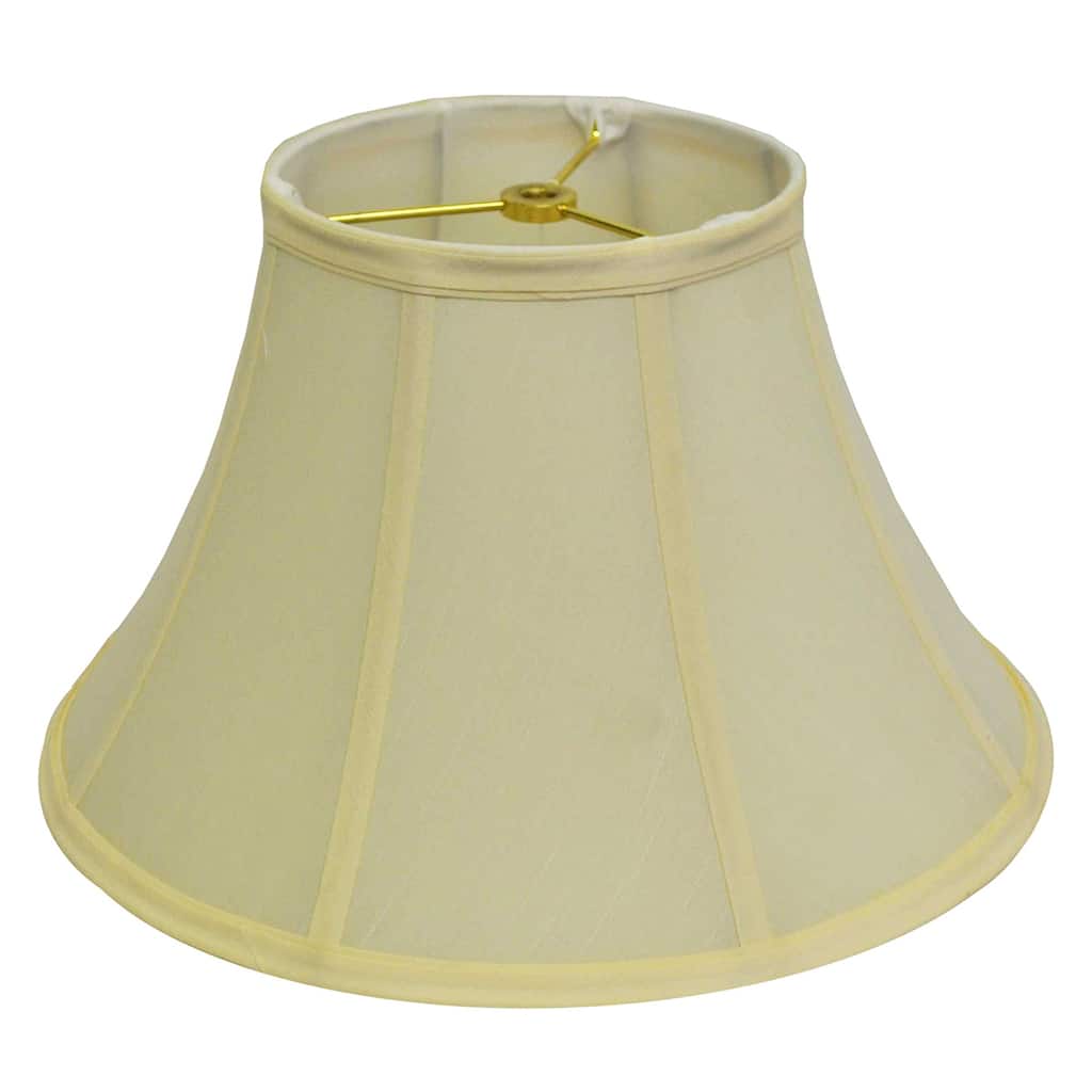 Round Beige Bell Silk Lamp Shade