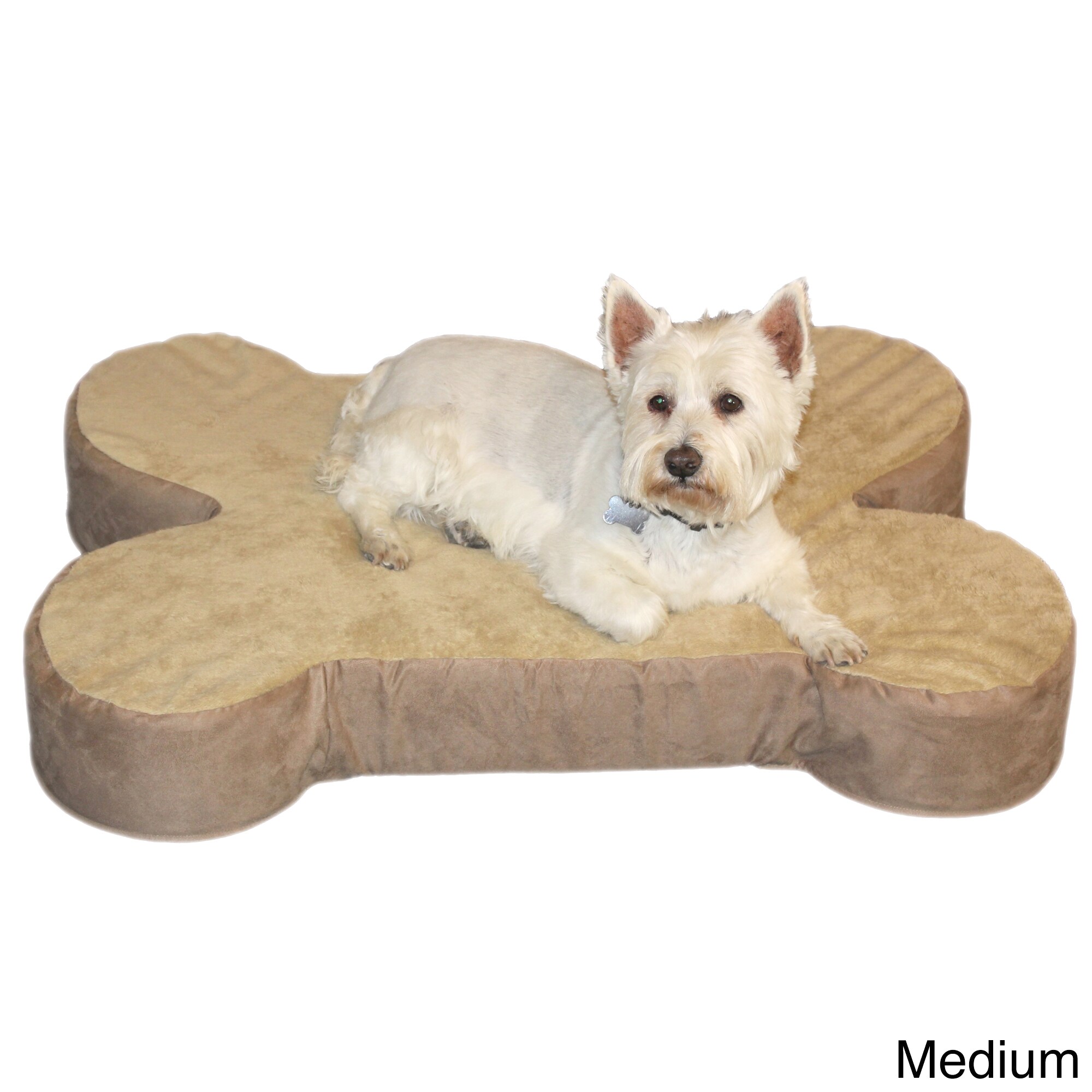 bone shaped memory foam dog mat
