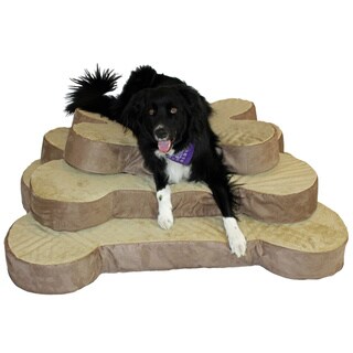 bone shaped memory foam dog mat