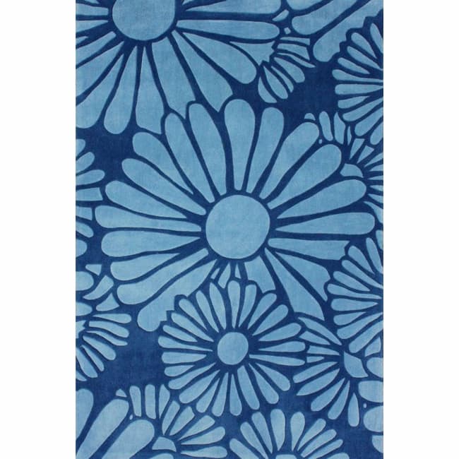 Nuloom Handmade Daisy Blue Rug